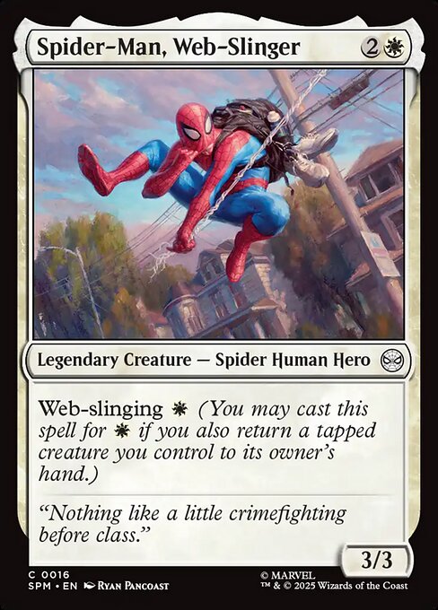 Marvel's Spider-Man - 16 - Spider-Man, Web-Slinger - Common