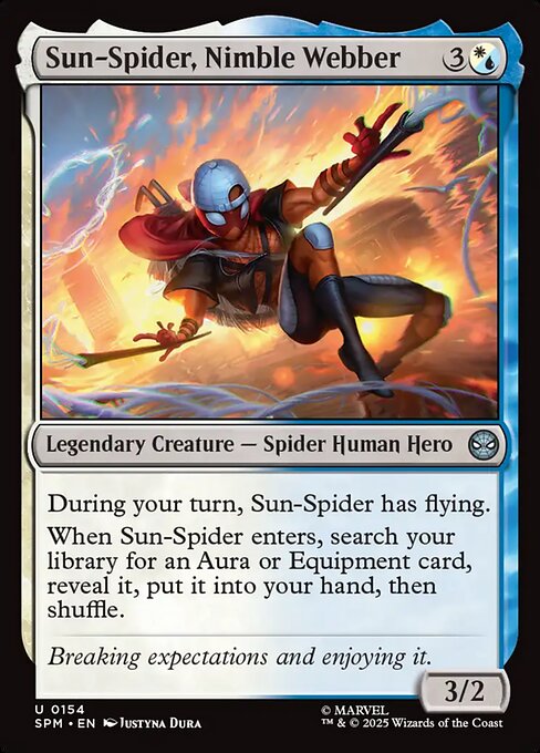 Marvel's Spider-Man - 154 - Sun-Spider, Nimble Webber - Uncommon
