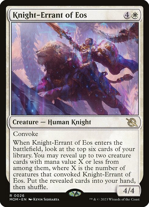 March of the Machine - 26 - Knight-Errant of Eos - Rare