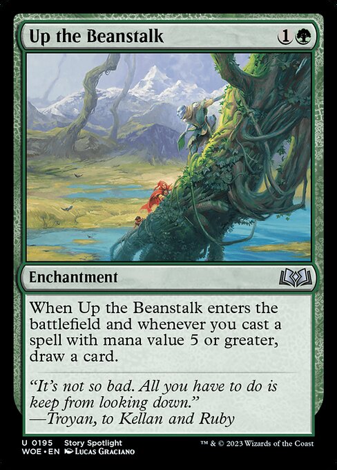 Wilds of Eldraine - 195 - Up the Beanstalk - Uncommon