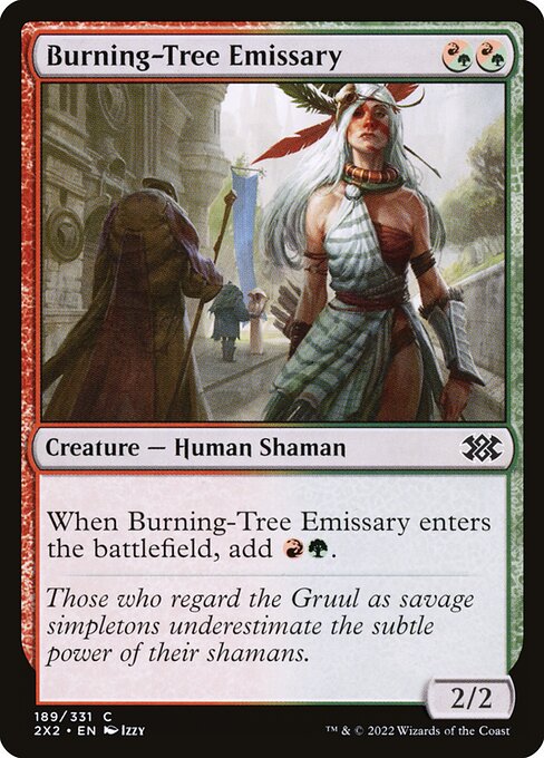 Double Masters 2022 - 189 - Burning-Tree Emissary - Common