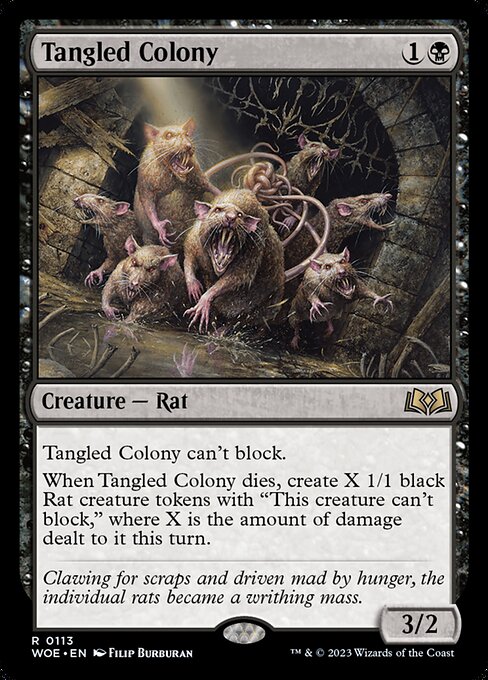 Wilds of Eldraine - 113 - Tangled Colony - Rare