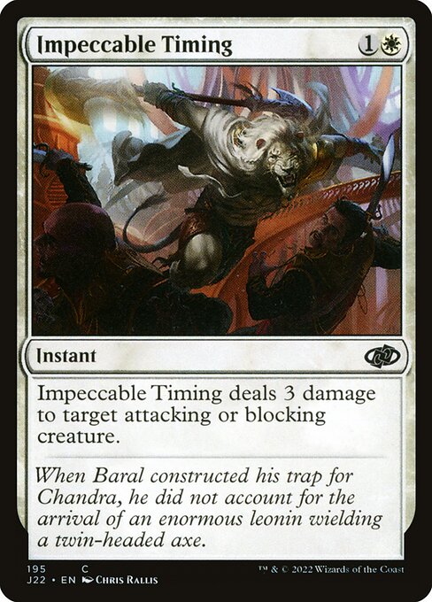 Jumpstart 2022 - 195 - Impeccable Timing - Common