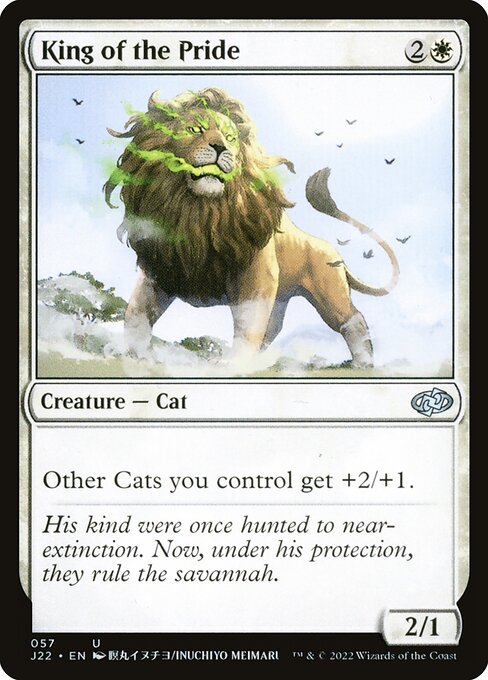 Jumpstart 2022 - 57 - King of the Pride - Uncommon