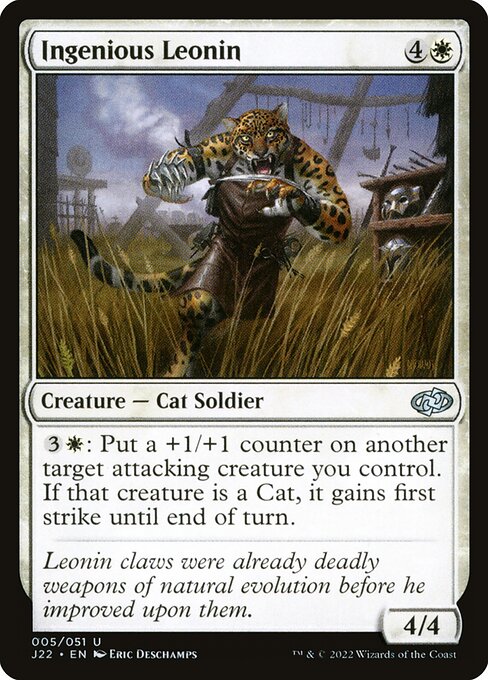 Jumpstart 2022 - 5 - Ingenious Leonin - Uncommon
