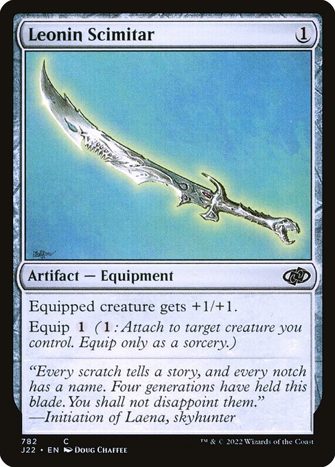 Jumpstart 2022 - 782 - Leonin Scimitar - Common