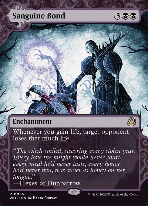 Wilds of Eldraine: Enchanting Tales - 35 - Sanguine Bond - Rare