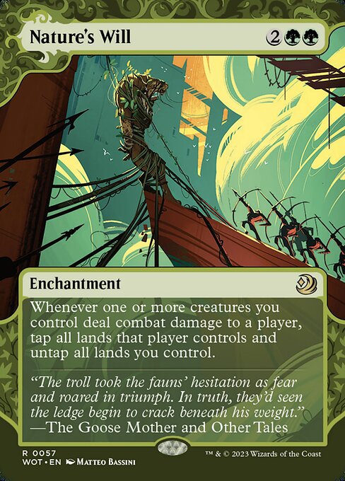 Wilds of Eldraine: Enchanting Tales - 57 - Nature's Will - Rare