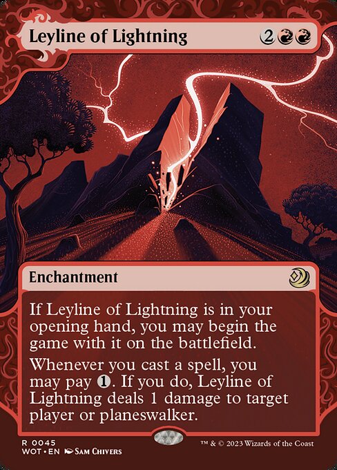 Wilds of Eldraine: Enchanting Tales - 45 - Leyline of Lightning - Rare