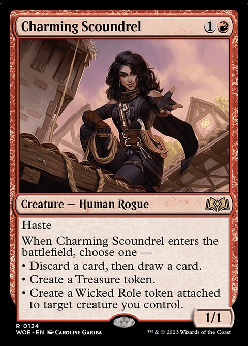 Wilds of Eldraine - 124 - Charming Scoundrel - Rare