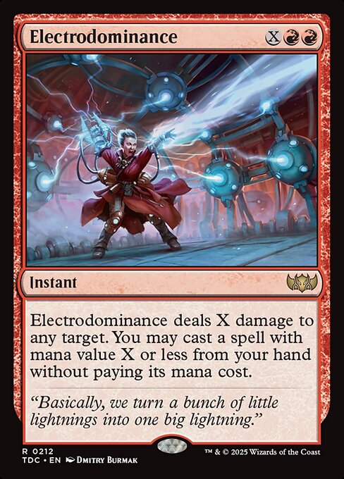 Tarkir: Dragonstorm Commander - 212 - Electrodominance - Rare