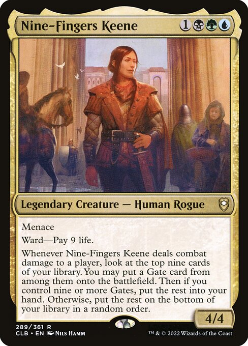Commander Legends: Battle for Baldur's Gate - 289 - Nine-Fingers Keene - Rare