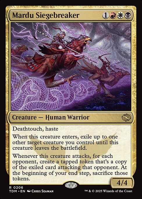 Tarkir: Dragonstorm - 206 - Mardu Siegebreaker - Rare