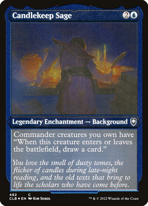 Commander Legends: Battle for Baldur's Gate - 482 - Candlekeep Sage - Common