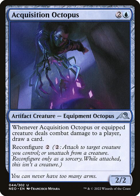 Kamigawa: Neon Dynasty - 44 - Acquisition Octopus - Uncommon