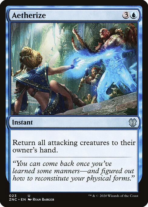 Zendikar Rising Commander - 23 - Aetherize - Uncommon