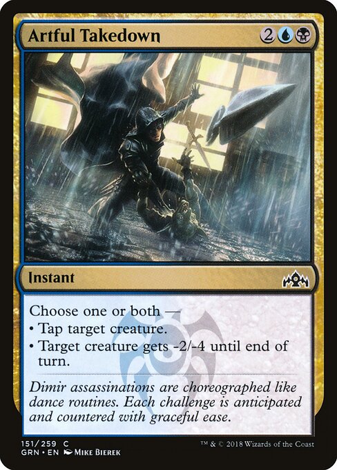Guilds of Ravnica - 151 - Artful Takedown - Common