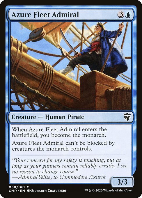 Commander Legends - 58 - Azure Fleet Admiral - Common