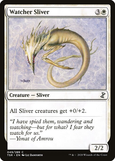 Time Spiral Remastered - 49 - Watcher Sliver - Common