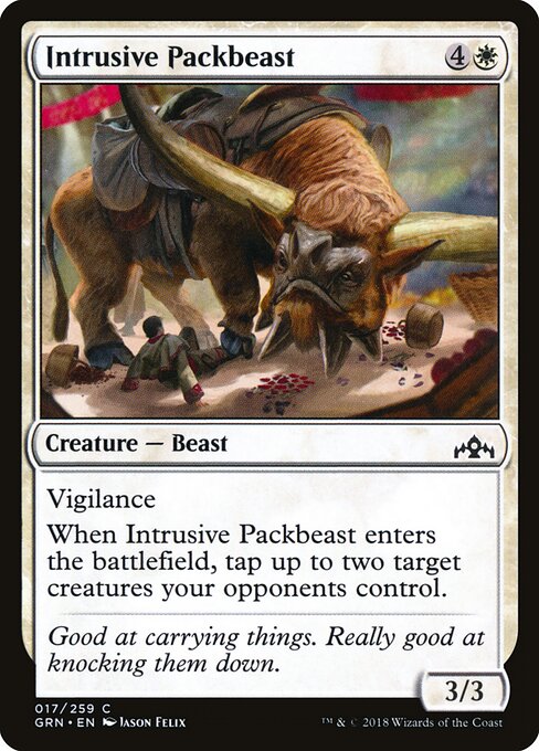 Guilds of Ravnica - 17 - Intrusive Packbeast - Common