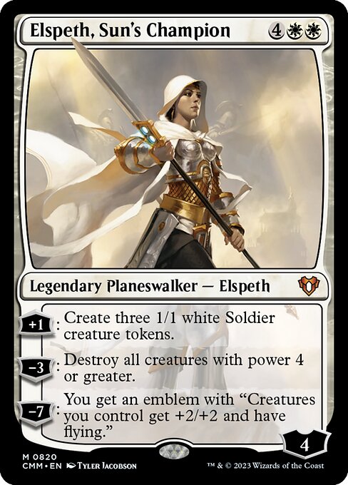 Commander Masters - 820 - Elspeth, Sun's Champion - Mythic