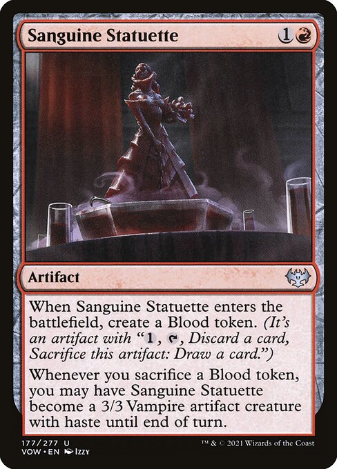 Innistrad: Crimson Vow - 177 - Sanguine Statuette - Uncommon