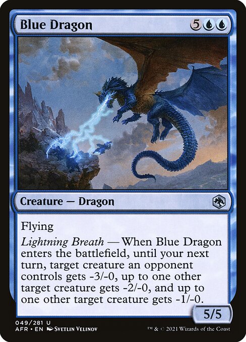 Adventures in the Forgotten Realms - 49 - Blue Dragon - Uncommon