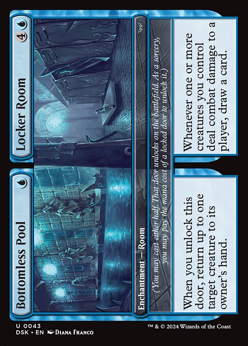 Duskmourn: House of Horror - 43 - Bottomless Pool // Locker Room - Uncommon