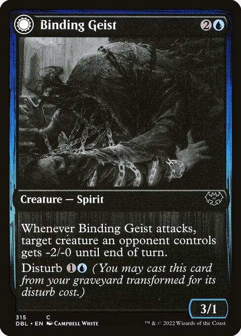 Innistrad: Double Feature - 315 - Binding Geist // Spectral Binding - Common