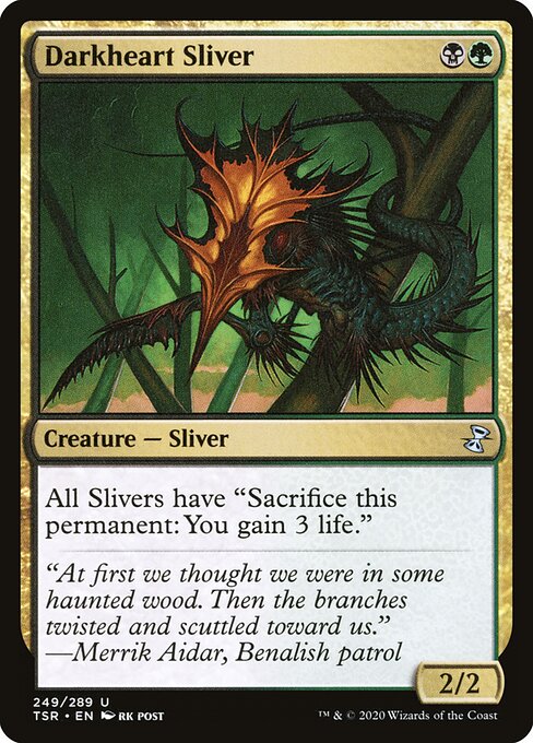 Time Spiral Remastered - 249 - Darkheart Sliver - Uncommon