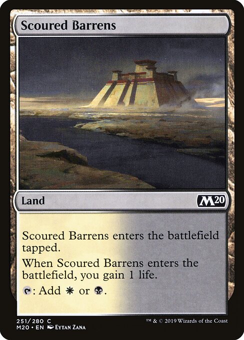 Core Set 2020 - 251 - Scoured Barrens - Common