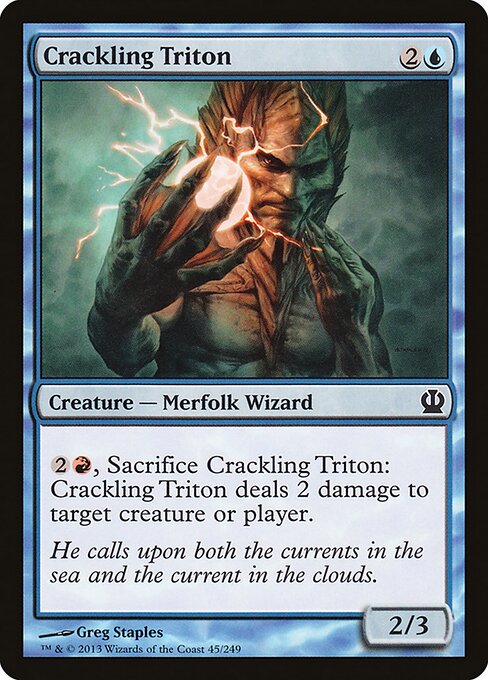 Theros - 45 - Crackling Triton - Common