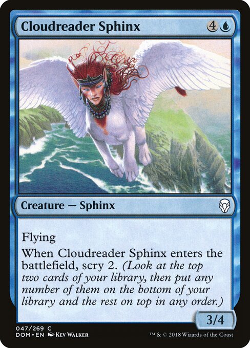 Dominaria - 47 - Cloudreader Sphinx - Common