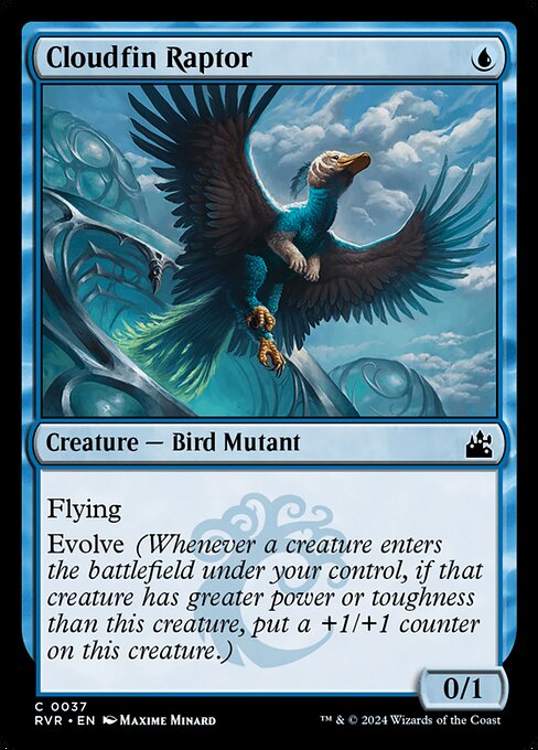 Ravnica Remastered - 37 - Cloudfin Raptor - Common