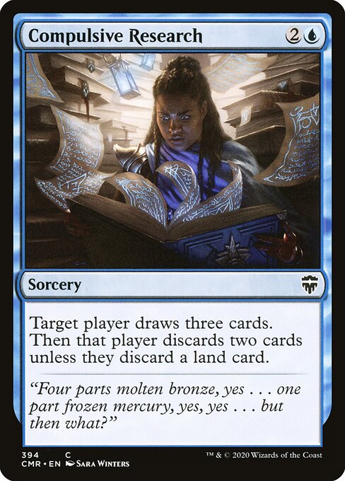 Commander Legends - 394 - Compulsive Research - Common