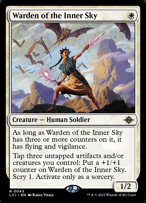 The Lost Caverns of Ixalan Promos - 43p - Warden of the Inner Sky - Rare