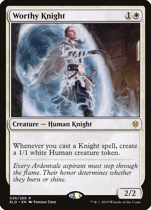 Throne of Eldraine - 36 - Worthy Knight - Rare
