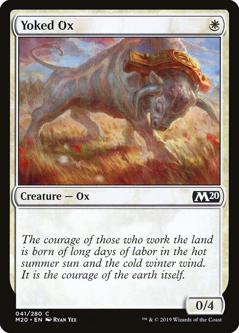 Core Set 2020 - 41 - Yoked Ox - Common
