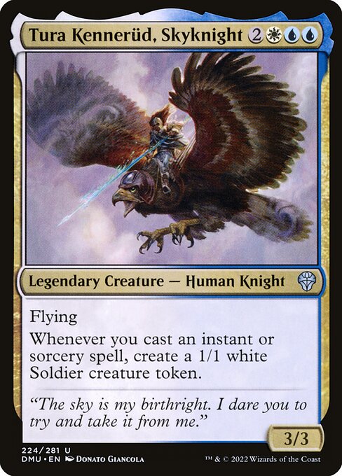 Dominaria United - 224 - Tura Kennerüd, Skyknight - Uncommon