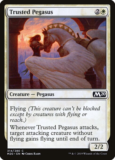 Core Set 2020 - 314 - Trusted Pegasus - Common