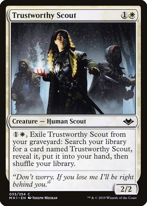 Modern Horizons - 33 - Trustworthy Scout - Common