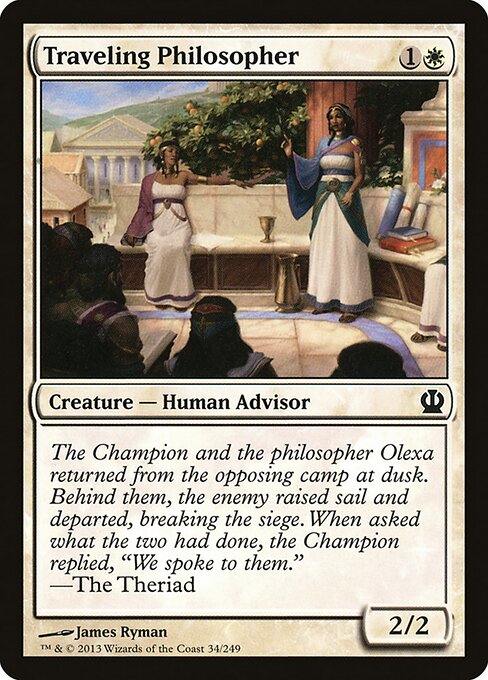 Theros - 34 - Traveling Philosopher - Common