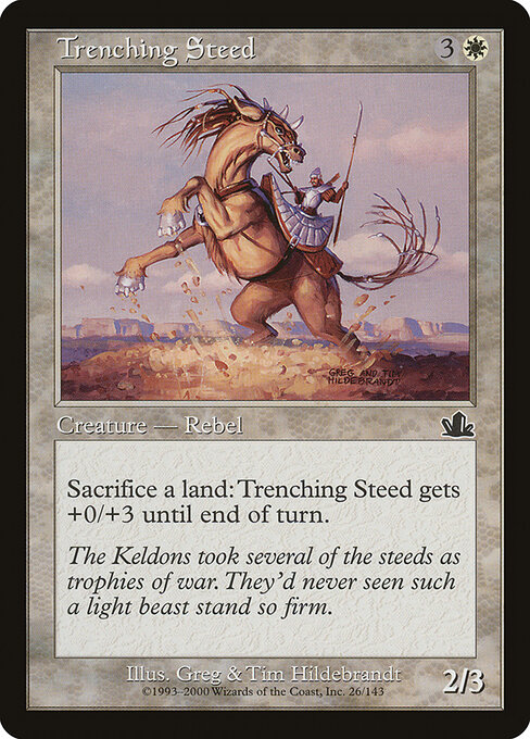 Prophecy - 26 - Trenching Steed - Common