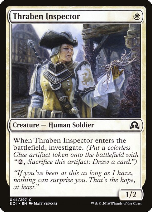 Shadows over Innistrad - 44 - Thraben Inspector - Common