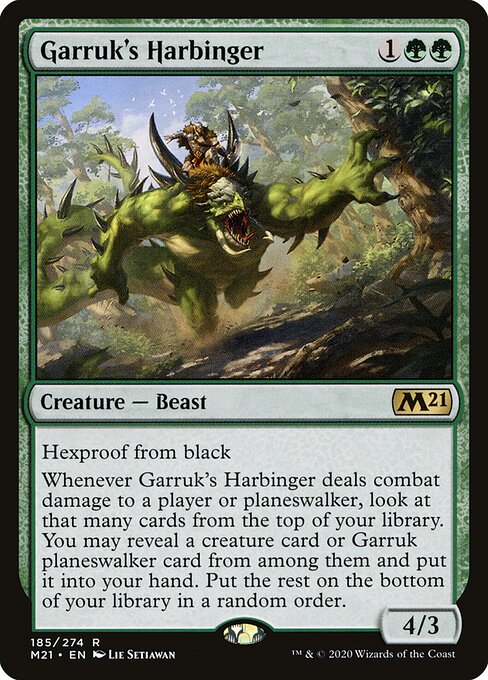 Core Set 2021 - 185 - Garruk's Harbinger - Rare