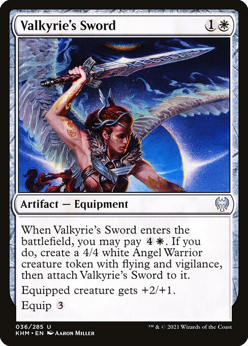 Kaldheim - 36 - Valkyrie's Sword - Uncommon