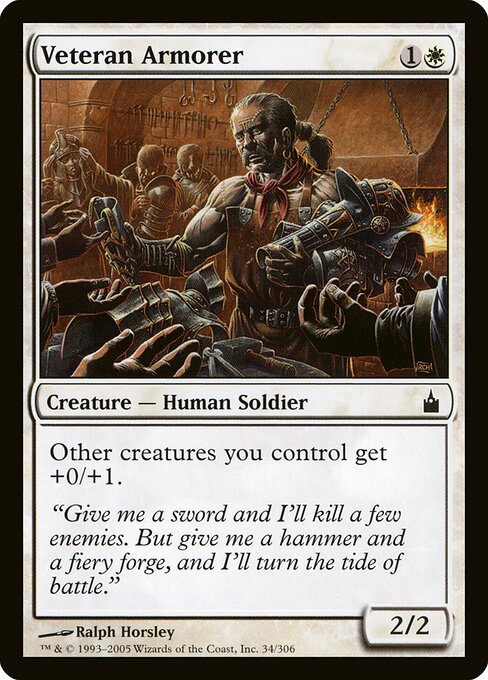 Ravnica: City of Guilds - 34 - Veteran Armorer - Common
