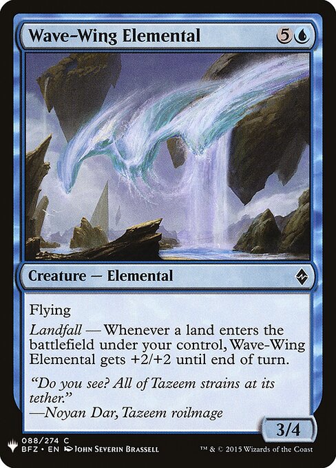 The List - BFZ-88 - Wave-Wing Elemental - Common