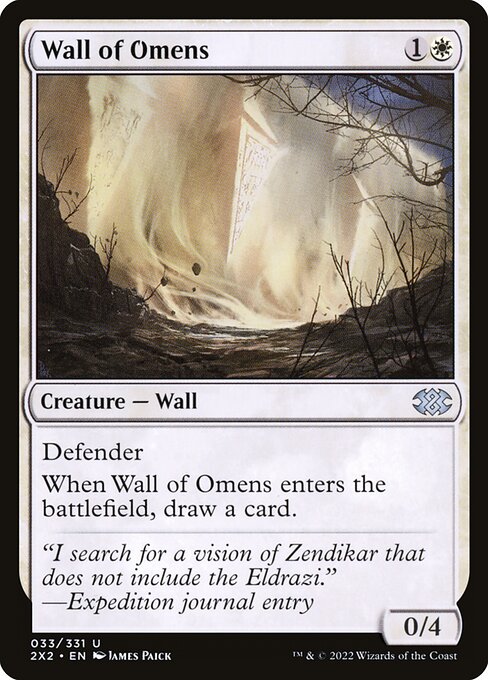 Double Masters 2022 - 33 - Wall of Omens - Uncommon