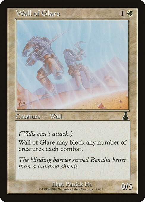 Urza's Destiny - 25 - Wall of Glare - Common